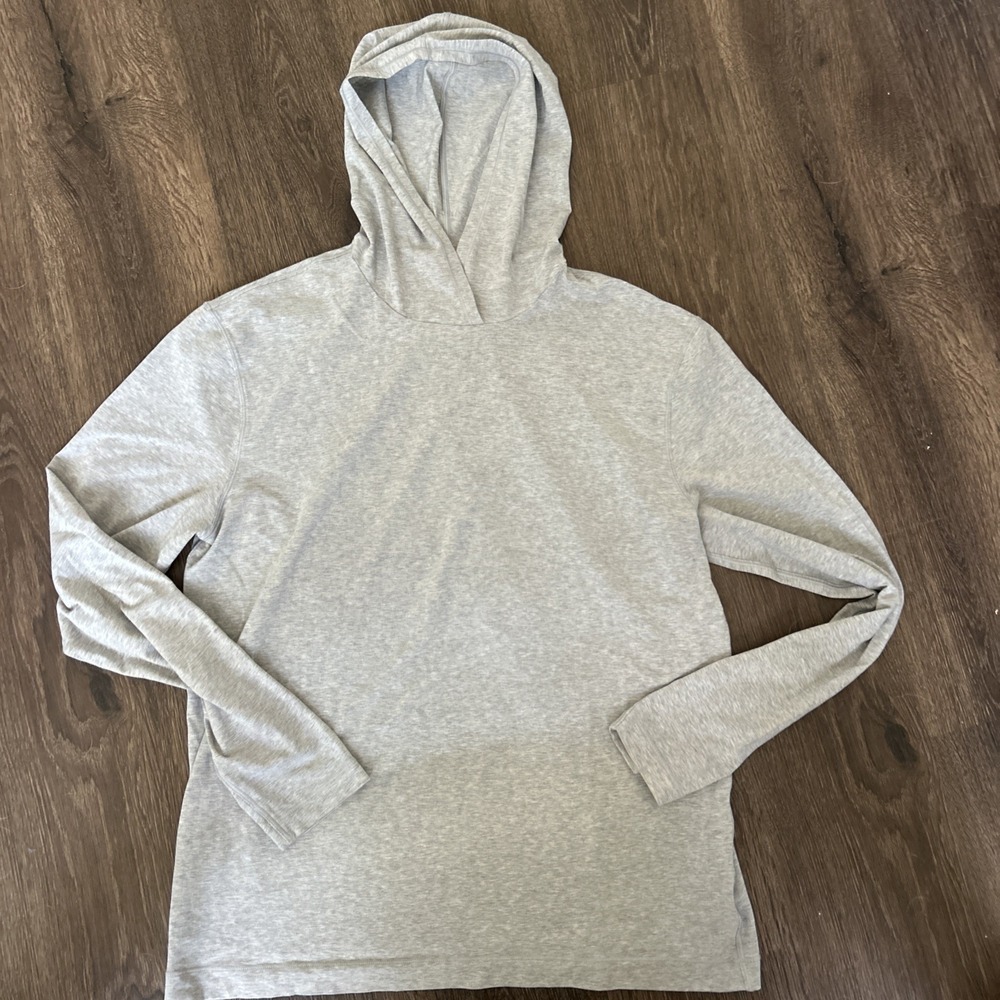 Public Rec Hoodie Men's L Gray Politan Performance Pullover Athleisure Gym NEW